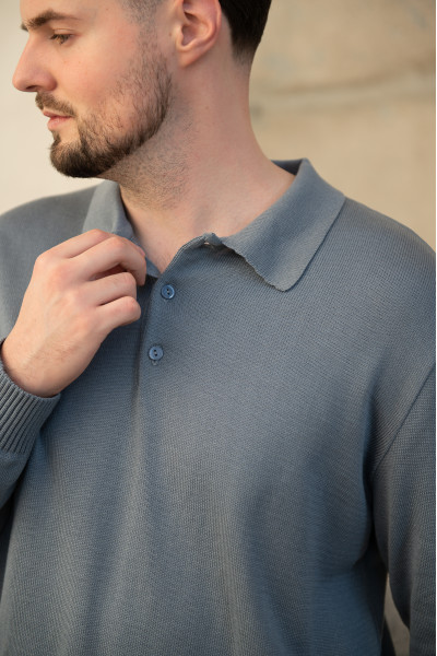 Джемпер чоловічий N2106-24 сталевий