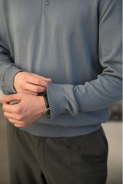 Джемпер чоловічий N2106-24 сталевий