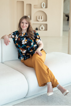 Штани N1410/1-25 гірчиця