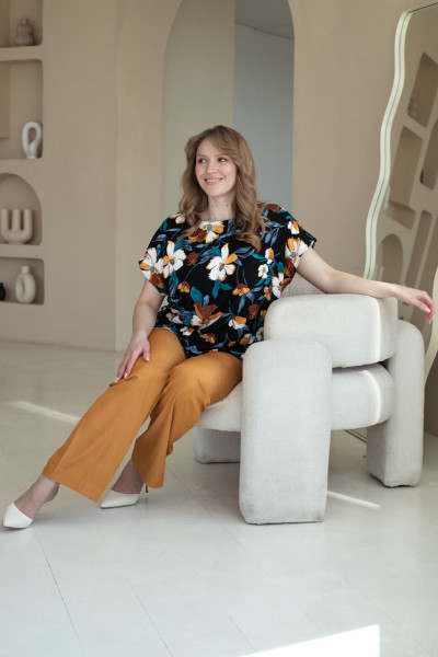 Штани N1410/1-25 гірчиця