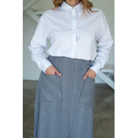 Спідниця N1302-24 сіра діагональ