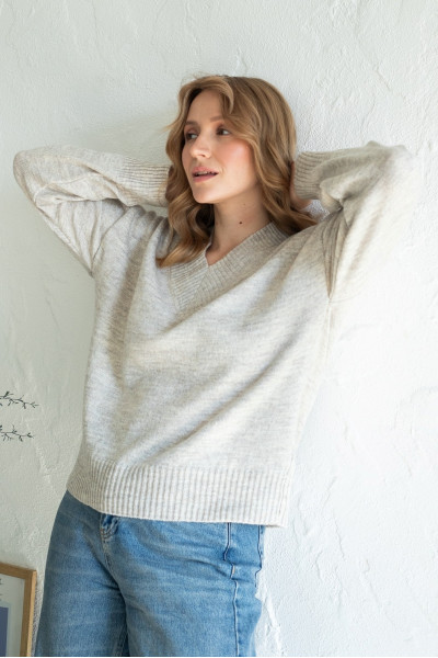 Джемпер N2110-24 слонова кістка