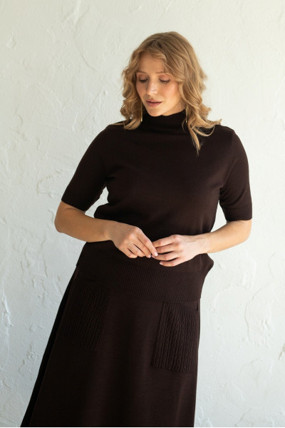 Джемпер N2114-24 шоколад