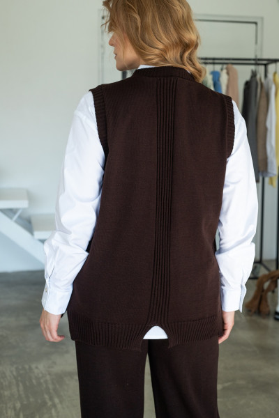 Жилет N2501-24 шоколад