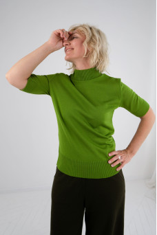 Джемпер NITA N890-23 трав'яний