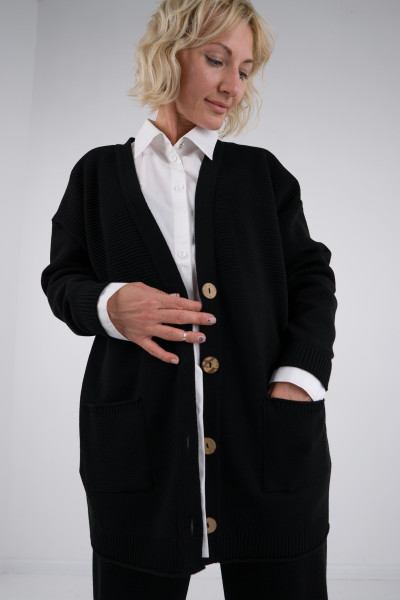 Кардиган N2701-24 чорний 