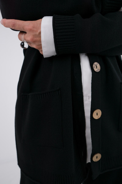 Кардиган N2701-24 чорний 