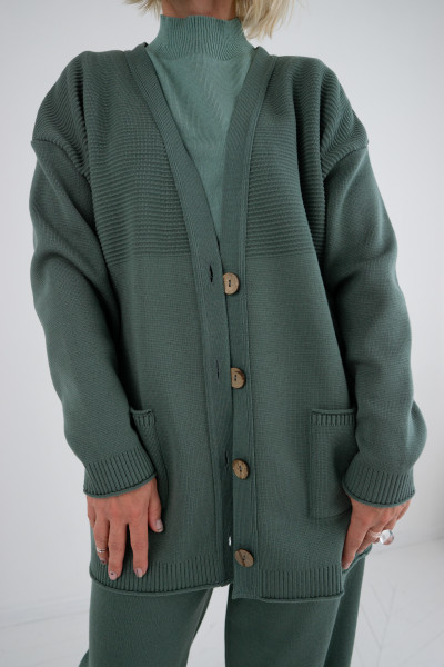 Кардиган NITA N893-23 світлий полин