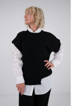 Жилет N2502-24 чорний