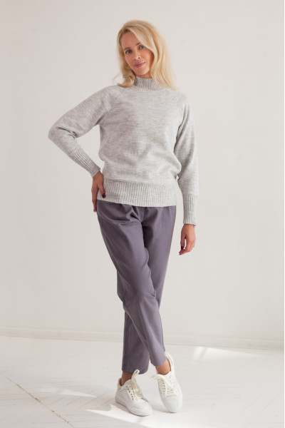 Джемпер N2101/1-25 срібло