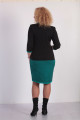 Сукня NITA Л 699-19 чорний+бірюза