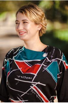 Сукня NITA Л 809-20 чорно-червона