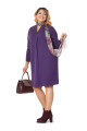 Сукня NITA Л 782/2-19 з коміром-шалькою фіалка