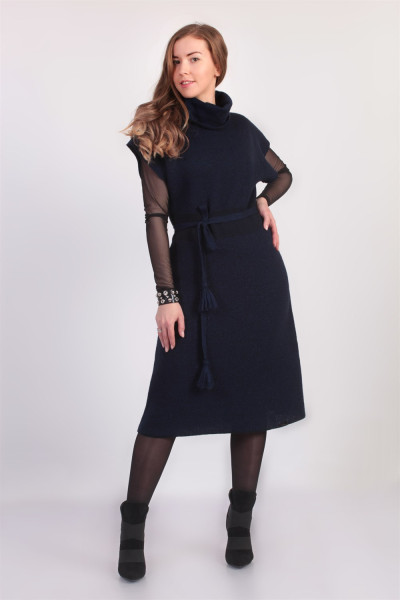 Сарафан з  люрексом NITA Л 779-19 темно-синій