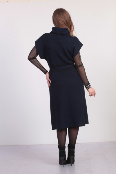 Сарафан з  люрексом NITA Л 779-19 темно-синій