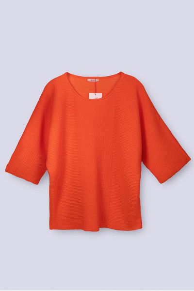 Джемпер NITA N696-24 морквяний 