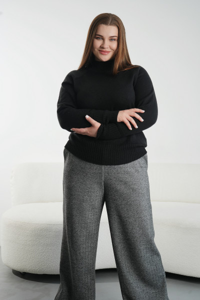 Джемпер N2101/1-24 чорний