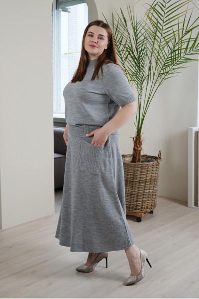 Джемпер N2114-25 срібло