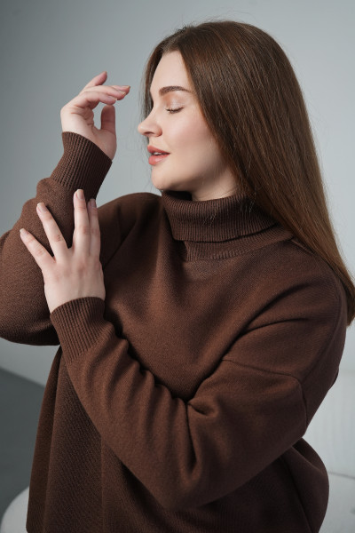 Светр N2115-25 молочний шоколад 