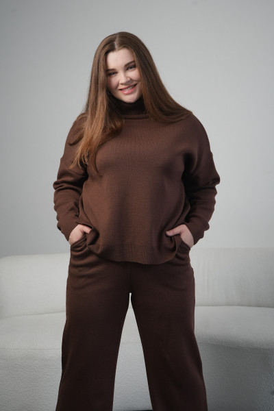 Светр N2115-25 молочний шоколад 