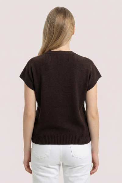 Жилет N2504-26 шоколад