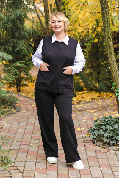 Жилет N2501-25 чорний