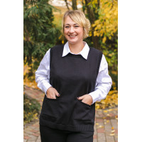 Жилет N2501-25 чорний