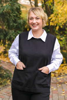 Жилет N2501-25 чорний