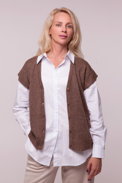 Жилет N2504-25 карамель