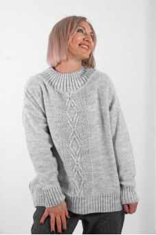 Светр NITA N897-23 срібло