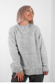 Светр NITA N897-23 срібло