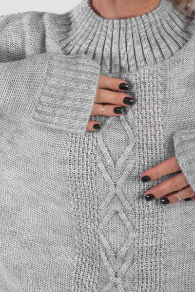 Светр NITA N897-23 срібло