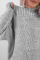Светр NITA N897-23 срібло