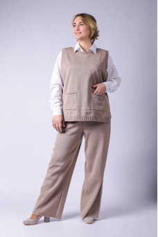 Жилет N874/1-23 какао