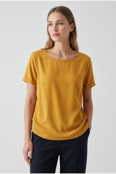 Футболка N1108/1-25  гірчиця
